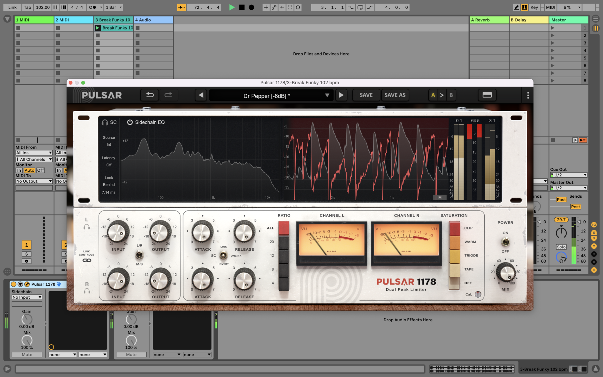 Drums EQ and Compression Cheat Sheet Pulsar Audio Plugins