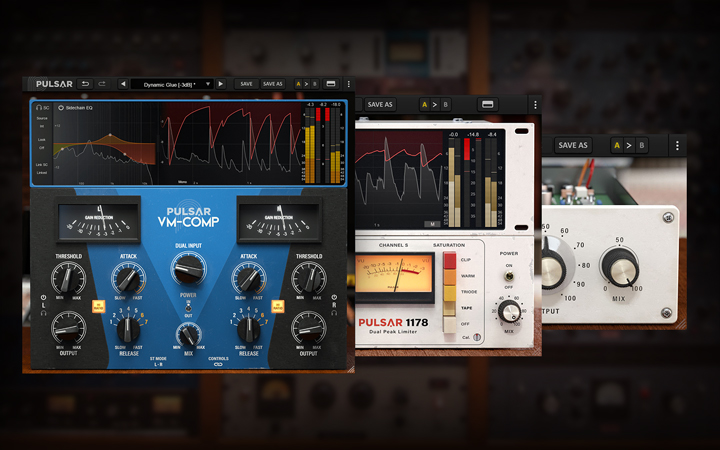 Vintage Compressor Bundle by Pulsar Audio