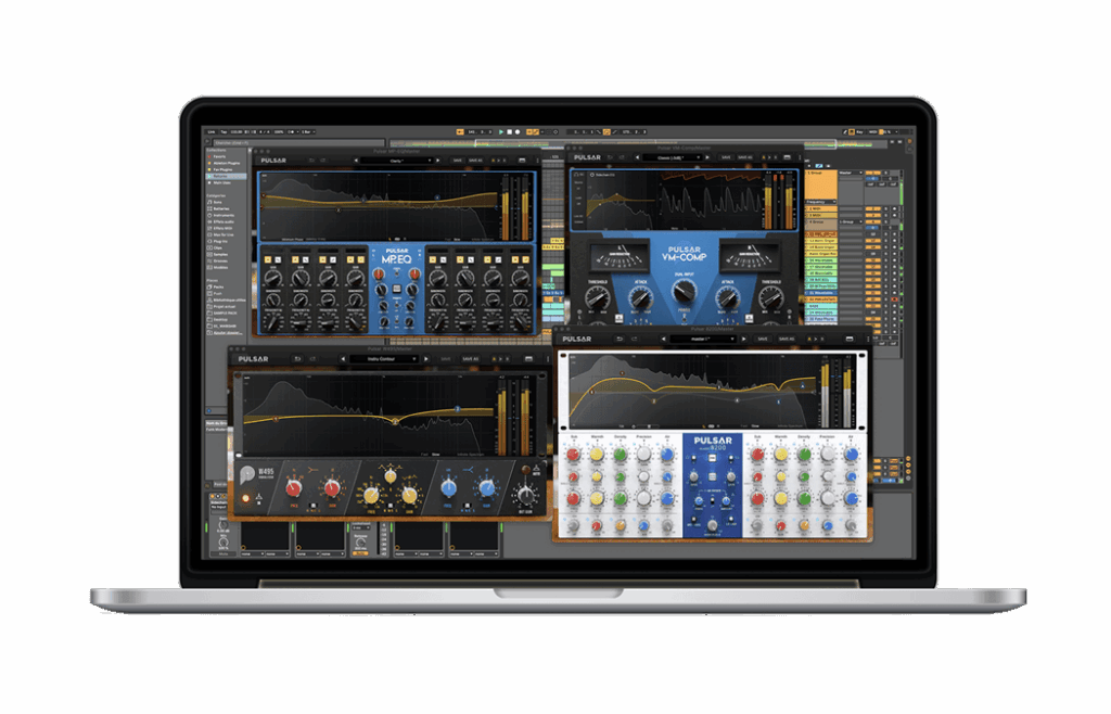 Mastering Bundle by Pulsar Audio UI on computer screen