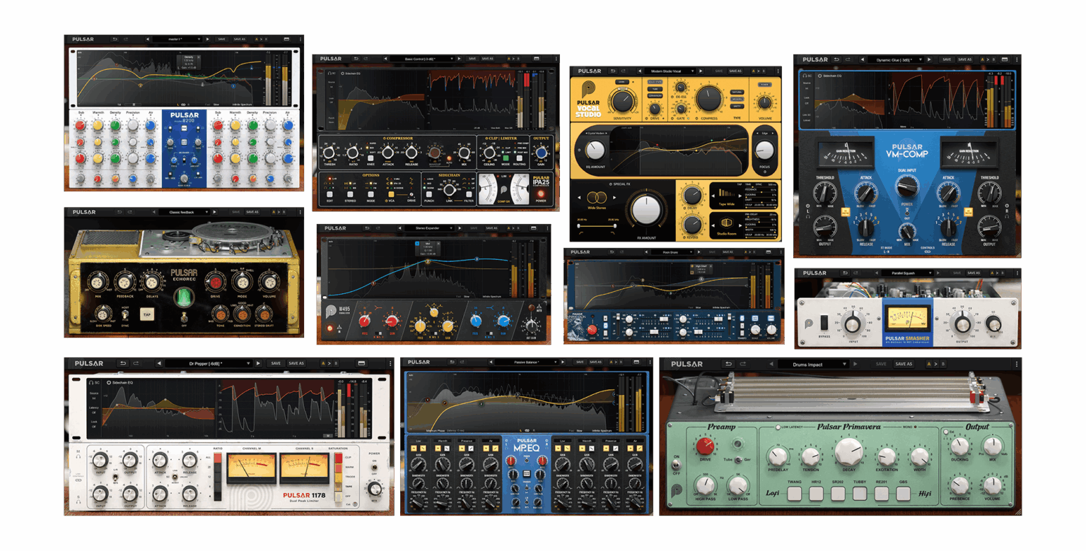 Pulsar Audio Complete Bundle | Get all 11 Plugins (VST/AU/AAX)